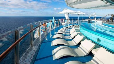 海洋奇迹号邮轮套房日光浴甲板