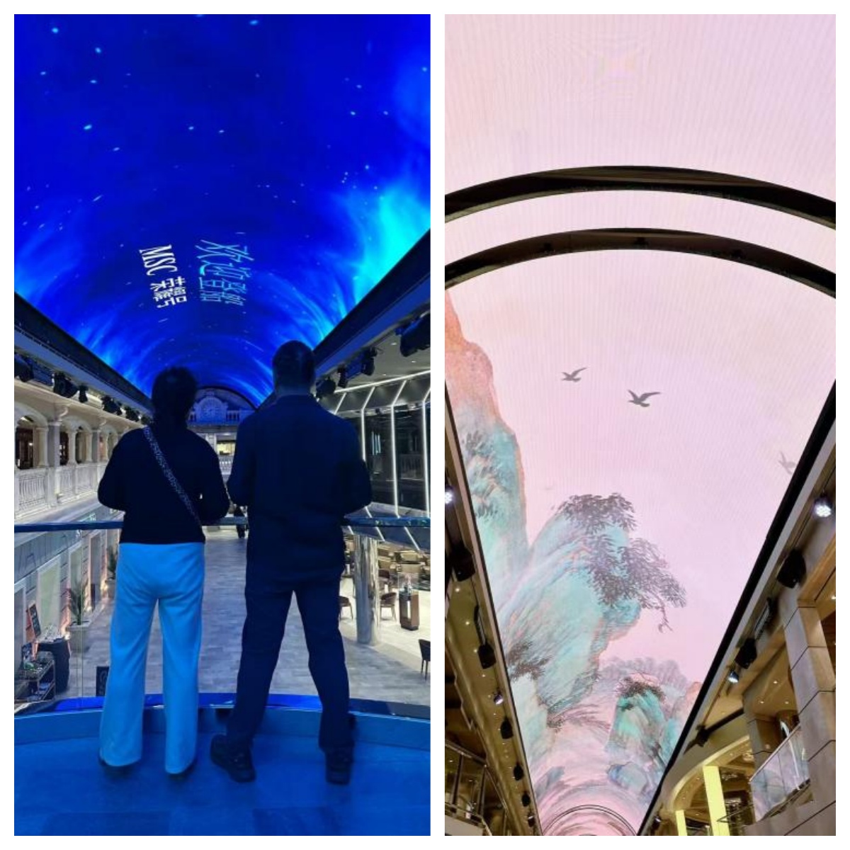 地中海荣耀号天幕