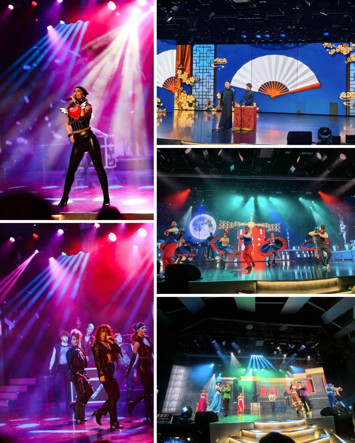 地中海荣耀号表演