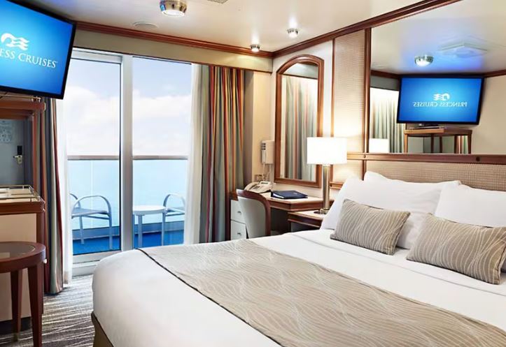 海岛公主号邮轮豪华阳台房图片