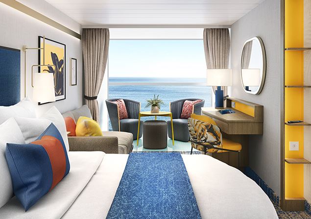 海洋标志号邮轮海景无垠阳台房图片