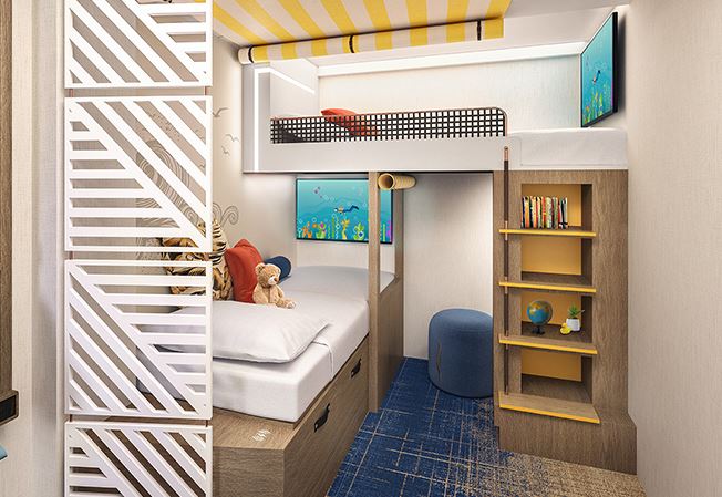 海洋标志号邮轮家庭海景无垠阳台房图片