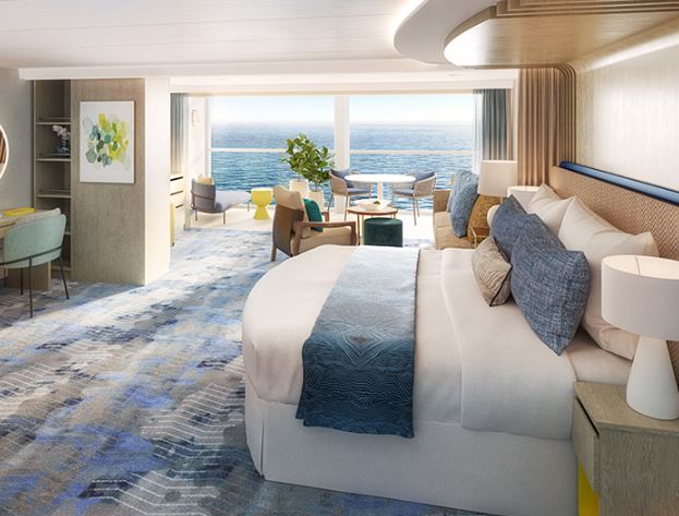 海洋标志号邮轮无垠豪华套房图片
