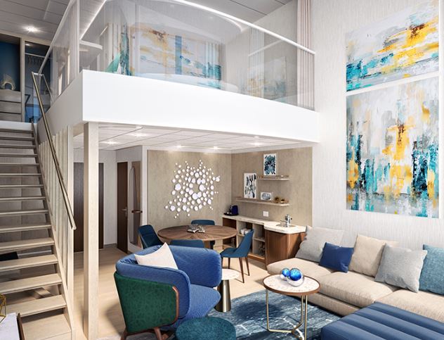 海洋标志号邮轮标志双层套房图片