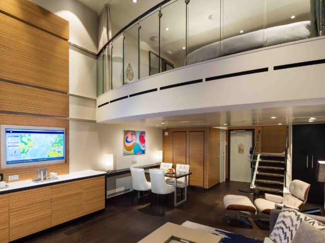 海洋量子号邮轮豪华双层套房图片