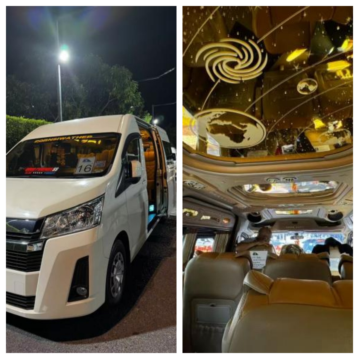 领航星号普吉岛岸上游车辆