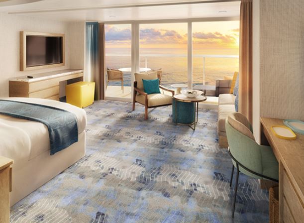 海洋神话号邮轮晚霞海景套房图片