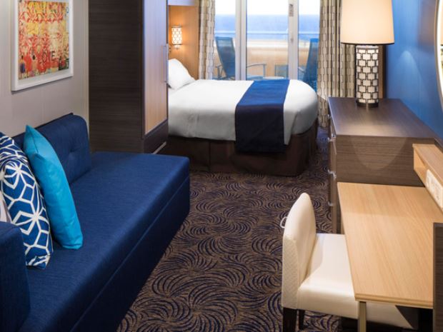 海洋圣歌号邮轮超值阳台房（有遮挡）图片