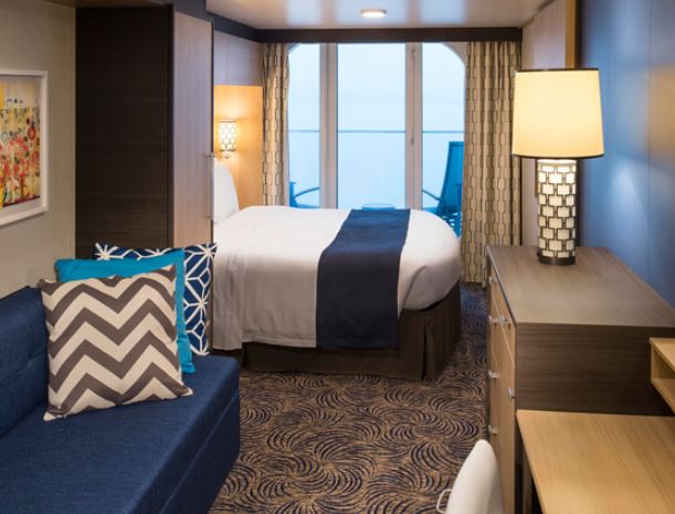 海洋圣歌号邮轮阳台房图片