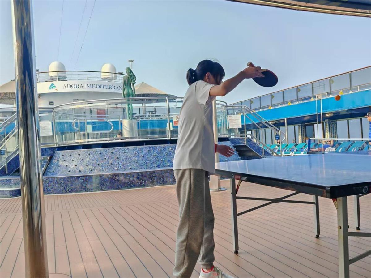 爱达地中海号游客照3