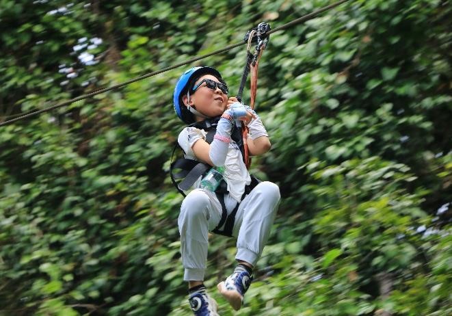 海洋赞礼号飞跃山林