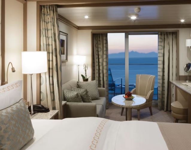 银海银月号邮轮高 级阳台套房图片