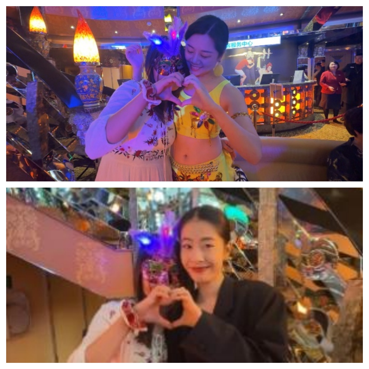 爱达地中海号合照