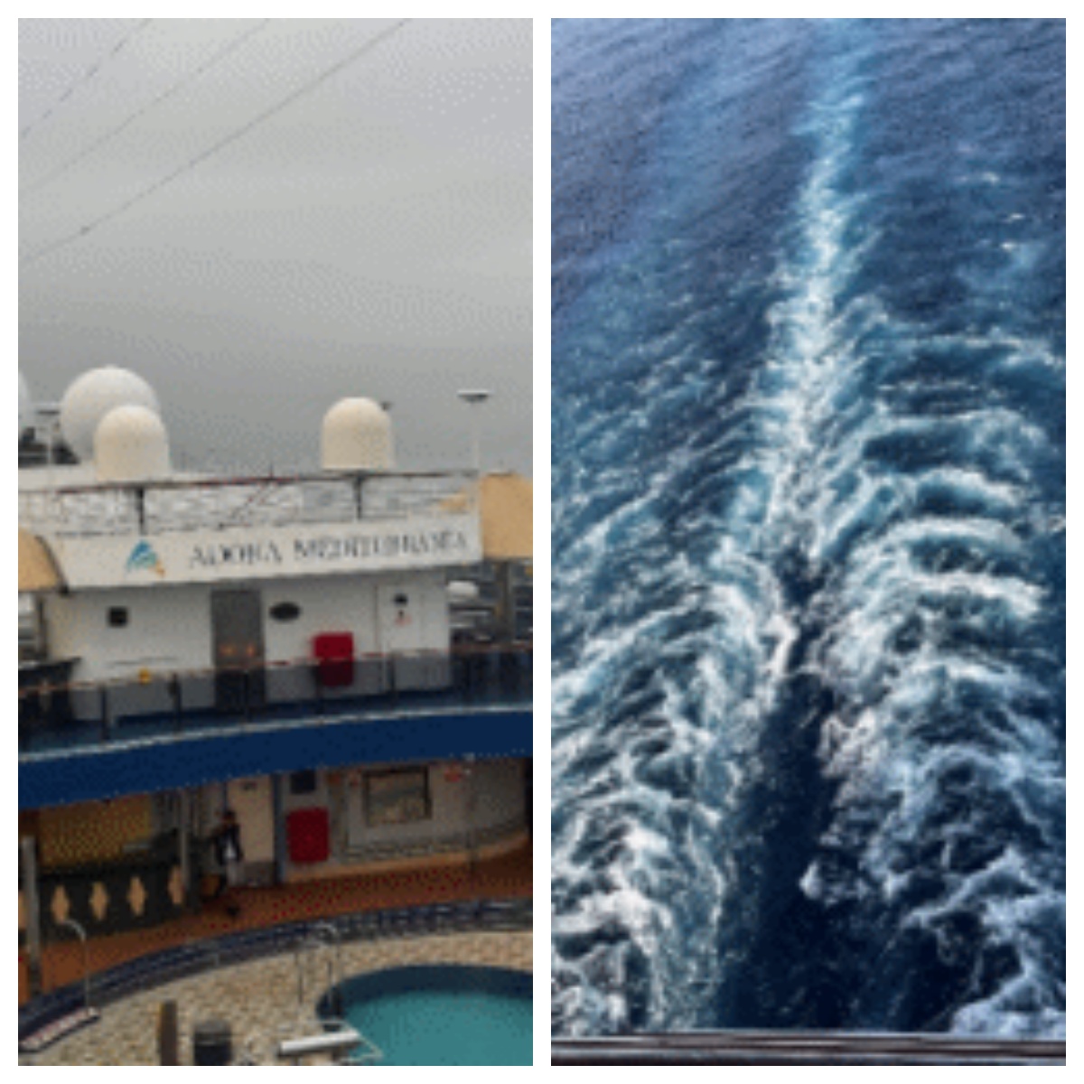 爱达地中海号浪花