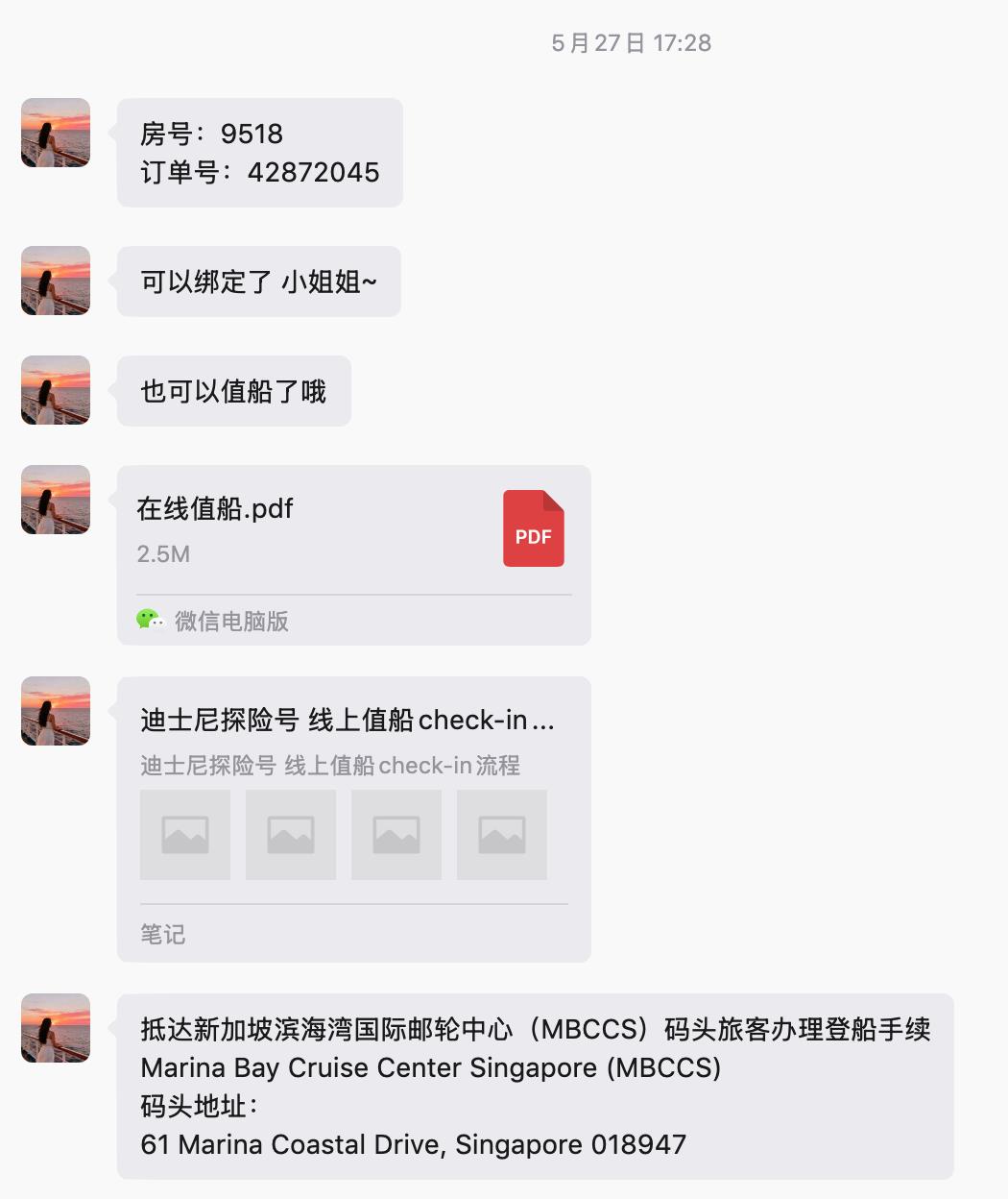 与星美亚邮轮客服聊天