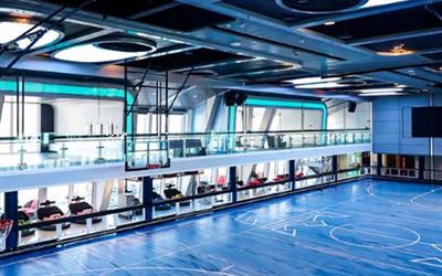 海洋光谱号邮轮海上篮球