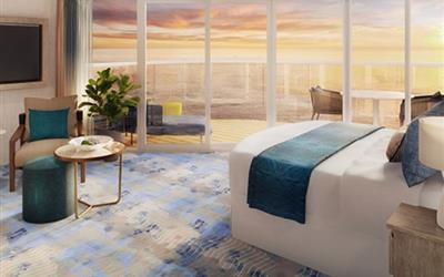 海洋标志号晚霞海景标准套房图片