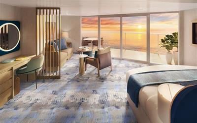 海洋标志号全视野晚霞海景套房图片