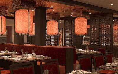 爱达花城号邮轮花捞火锅